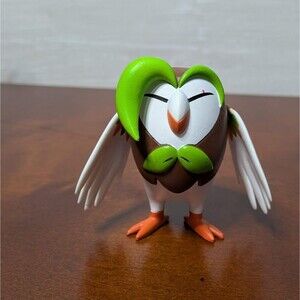 Pokemon Dartrix 3" Battle Figure WCT 2018 Rowlet Evolution Nintendo Rare Toy